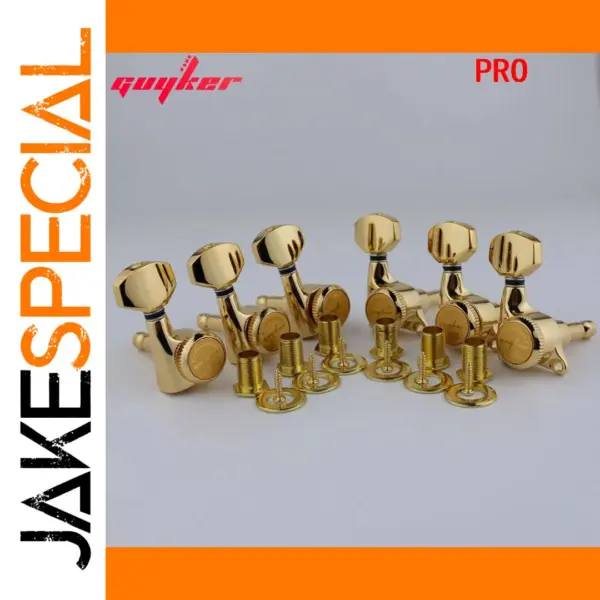 Gold Locking Guitar Tuners for Electric Guitars