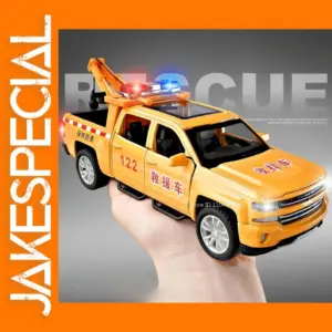 1:32 Diecast Rescue Trailer Model Car