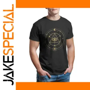 Enlightenment Sacred Geometry Cotton T-Shirt