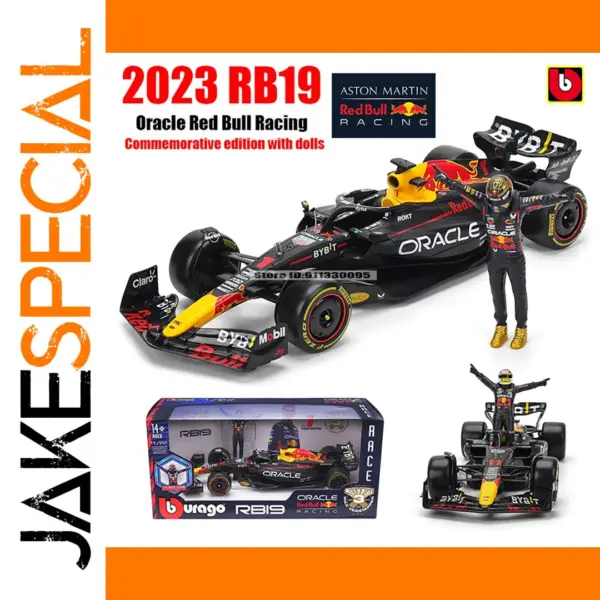 Bburago 1:24 Red Bull RB19 Diecast Model Car