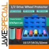 Durable 1/2 inches Drive Wheel Protector Socket Kit