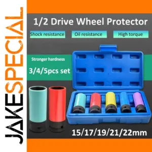 Durable 1/2 inches Drive Wheel Protector Socket Kit
