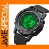 100M Waterproof Digital Sports Watch for Men