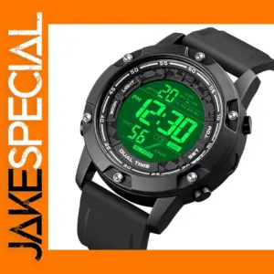 100M Waterproof Digital Sports Watch for Men