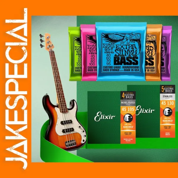 High-Quality 4/5-String Nickel Bass Guitar Strings