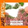 Miniature Grass Clusters for Train Layouts