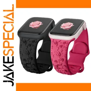 Floral Engraved Strap for Apple Watch 38-49mm