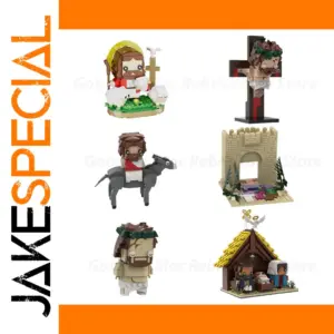 Gobricks Jesus Rode Donkey Building Kit