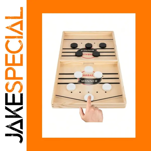 Wooden Fast Sling Puck Ice Hockey Game