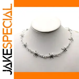 Barbed Wire Style Unisex Choker Necklace