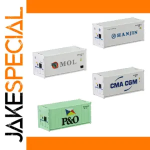 N Scale 1:160 Hi-Cube Reefer Containers Set