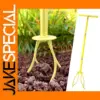Height Adjustable Garden Tiller with Long Handle