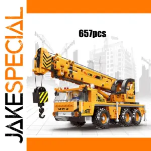 Mobile Crane Building Brick Set 657 Pieces