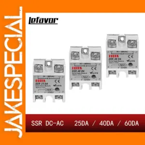 10PCS SSR-40DA Solid State Relay 40A 250V