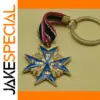 Mini Prussian Iron Cross Key Chain Badge