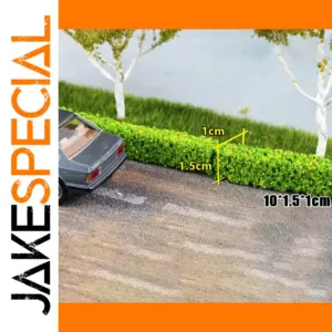 2PCS Miniature Grass Fence Shrub Strips