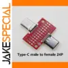 Type-C 24-Pin Test Adapter PCB Board for USB-C Extension