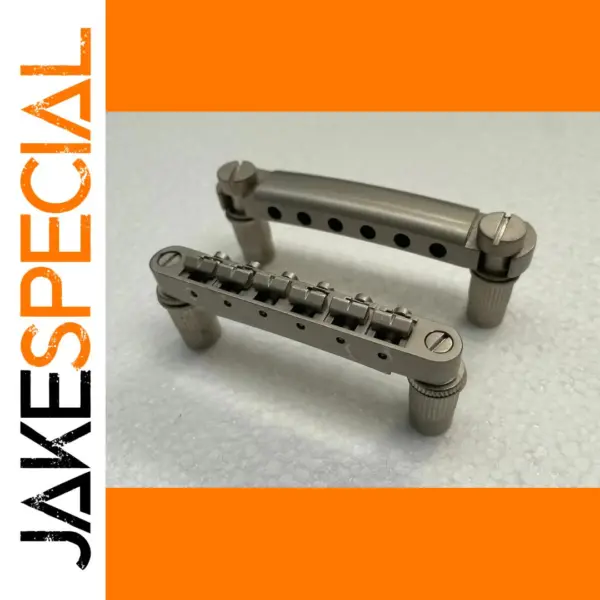 Satin Silver Tune-O-Matic Bridge for Guitar