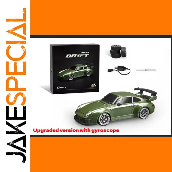 Upgraded 1/20 Scale RC Drift Car with Obstacles