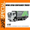 1:32 Scale Diecast Container Truck Model