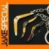 Zinc Alloy Spike Keychain Set of 10