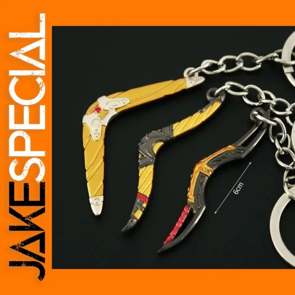Zinc Alloy Spike Keychain Set of 10