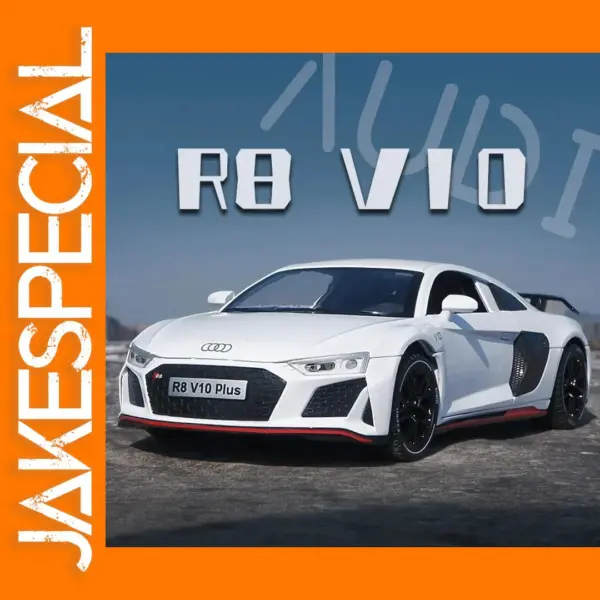 1:24 Alloy Audi R8 V10 Plus Toy Car Model
