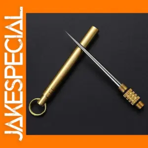 Titanium Multi-Purpose Toothpick Tool with Case