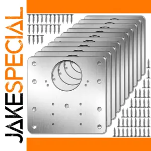Stainless Steel Hinge Repair Plate Set