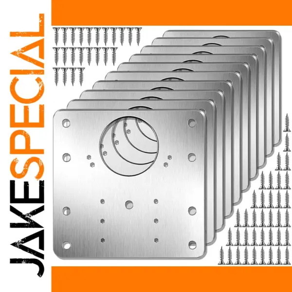 Stainless Steel Hinge Repair Plate Set