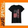 Trump 2024 American Flag Women's T-Shirt