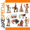 Wild West 10-Pack Cowboy and Indian Figures