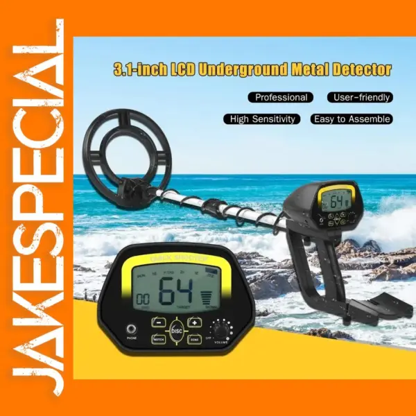 Adjustable Underground Metal Detector with LCD Display