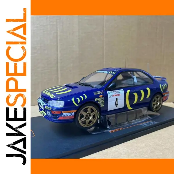IXO 1:18 Subaru Impreza #4 1995 Diecast Model