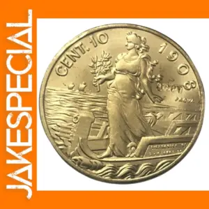 1908 Italy 10 Centesimi Replica Coin
