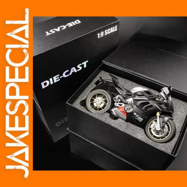 Diecast Ducati V4S Kawasaki H2R Model Display