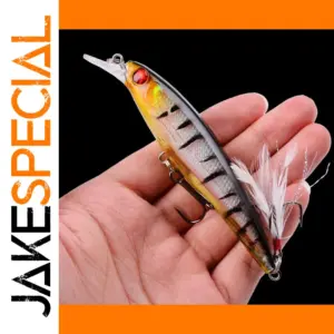 Laser Minnow Fishing Lure 11CM 13G Treble Hook