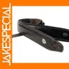 Adjustable Genuine Leather Guitar Strap Black/Brown
