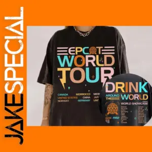Epcot World Tour Retro Cotton T-shirt
