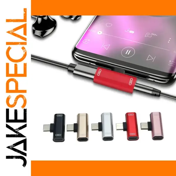 3-in-1 USB-C Double Adapter for Smartphones