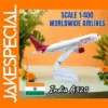 1:400 Scale Diecast Airbus A320 Model Aircraft
