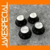 4pcs Vintage Black LP Guitar Tone Volume Knobs