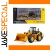 High-Detail 1:50 Alloy Bulldozer & Forklift Model