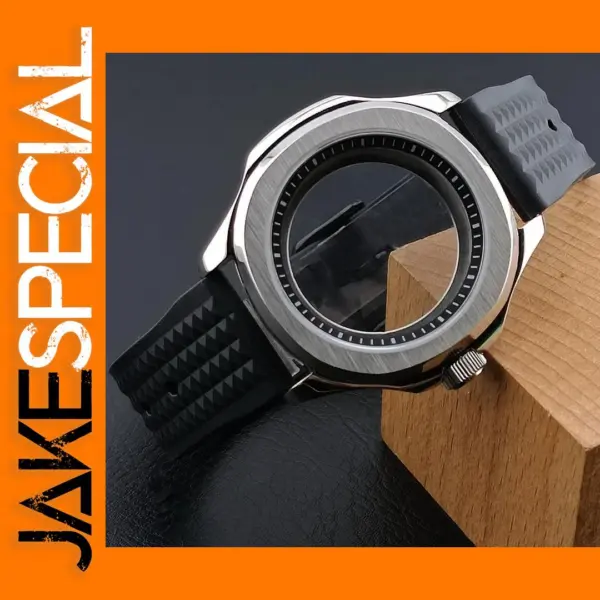 39.5mm Stainless Steel Watch Case with Sapphire