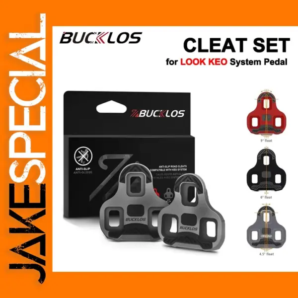 BUCKLOS KEO Bike Cleats Set with Gaskets