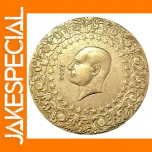 1951 Turkey 500 Kurus Gold Replica Coin