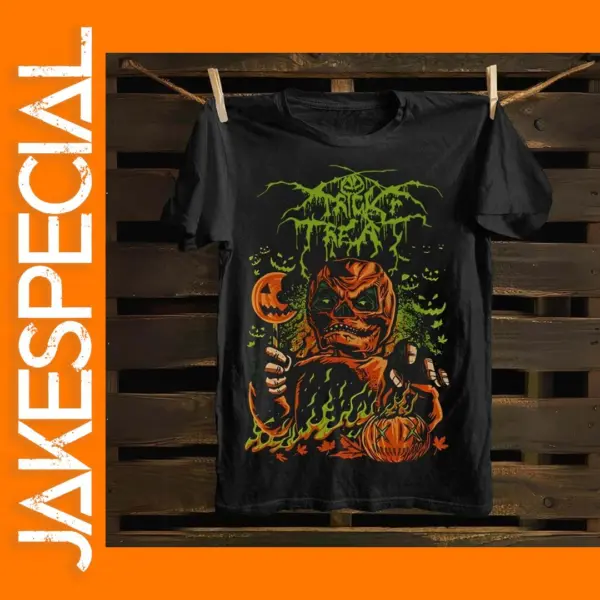 Horror Movie Casual Cotton T-Shirt for Men
