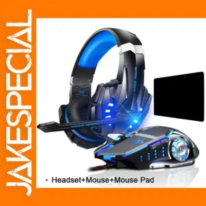 Kotion EACH G9000 Gaming Headset with Mouse Pad