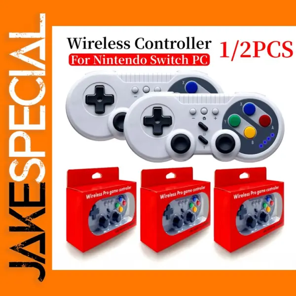 Retro Wireless Game Controller for Nintendo Switch
