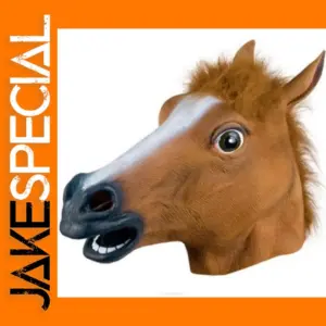 Fun Latex Horse Head Mask for Adults